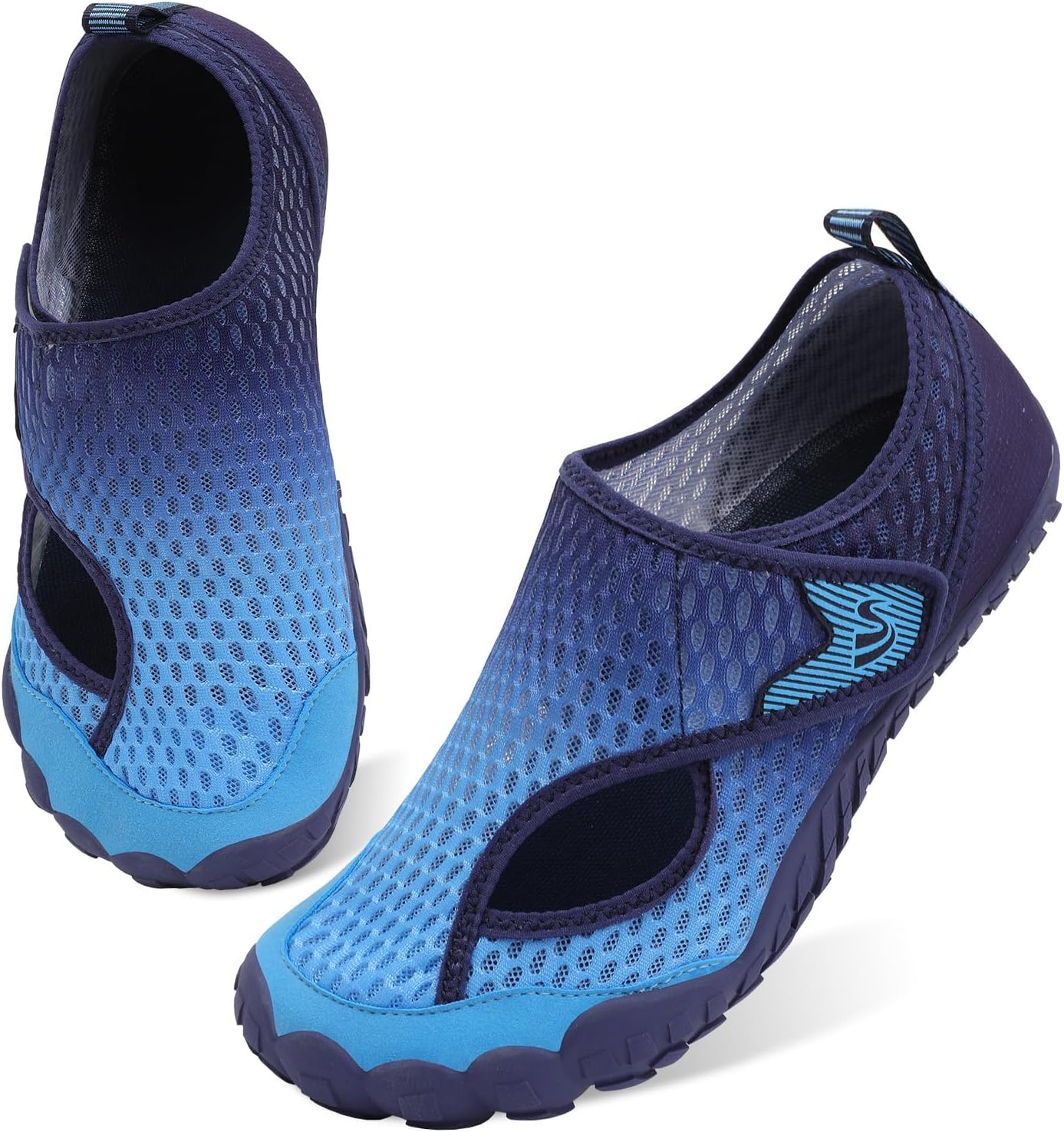 

Водные тапочки Spesoul для женщин и мужчин, быстро сохнущие аква-носки для плавания, пляжа, бассейна, хайкинга, тренировок, летние сандалии, уличная обувь с нулевым перепадом и эффектом босых ног, Avel Jbblue