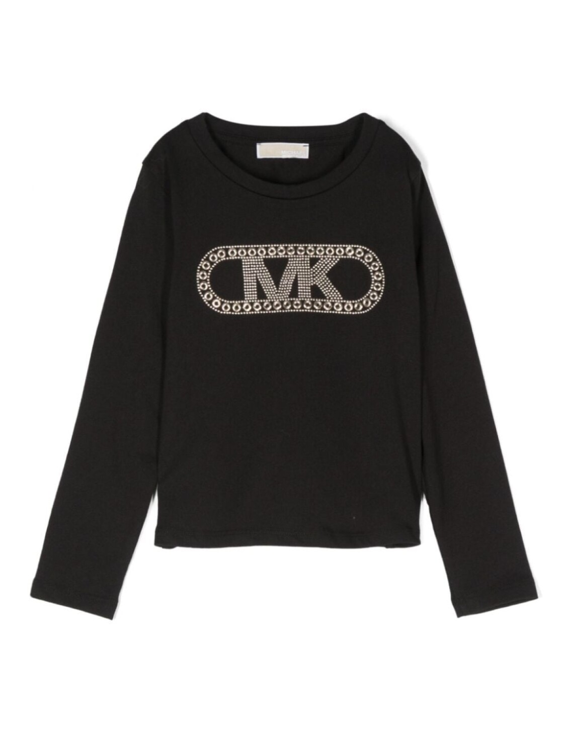 

Michael Kors Kids футболка с аппликацией логотипа, черный
