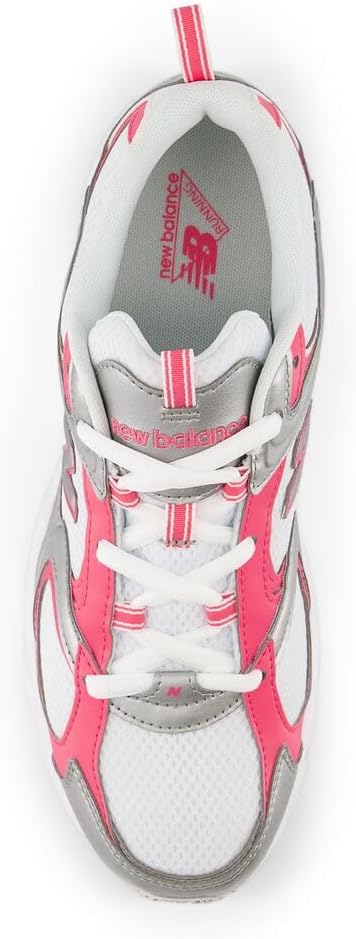 Мужские кроссовки New Balance, White/Silver Metallic/Dragon Berry — фото 2