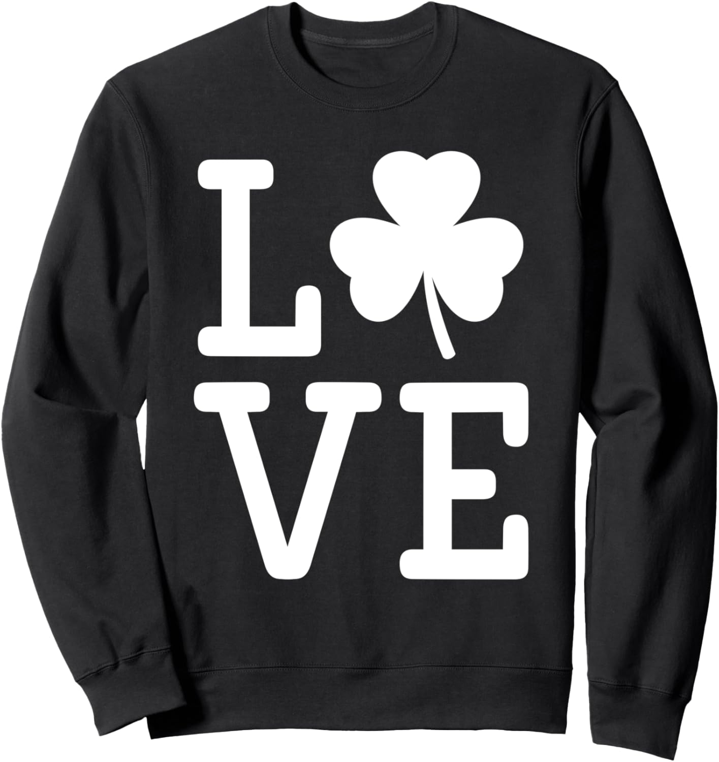 

Подарочная толстовка с надписью Я люблю ирландский клевер St. Patrick'S Day Irish Party Gifts, черный