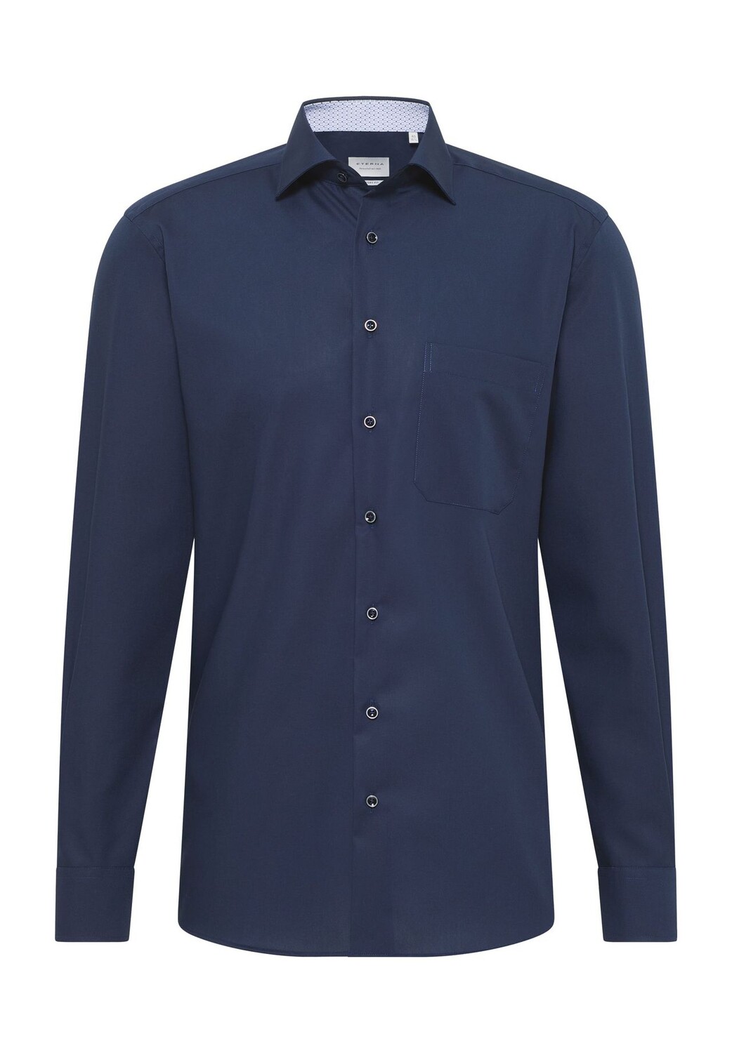 

Деловая рубашка, воротник Кент, удобная посадка, длинный рукав, мужская ETERNA, цвет Marine
