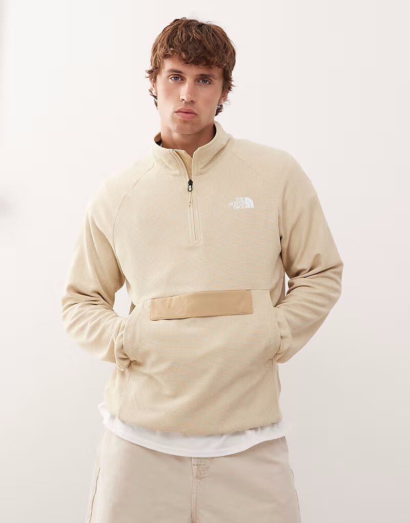 

Анорак с застежкой-молнией The North Face Kecha 1/4 в цвете «кремовый» эксклюзивно для ASOS