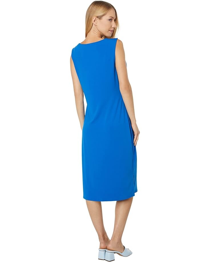 

Платье H Halston Sleeveless Twist Back Detail Dress, цвет Lapis Blue