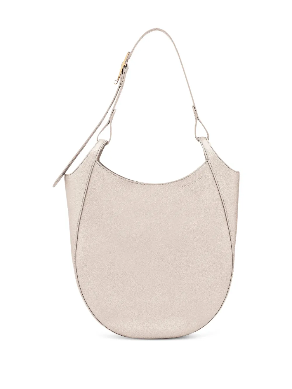 

Кожаная сумка через плечо Foulonné Hobo L Longchamp, нейтральный