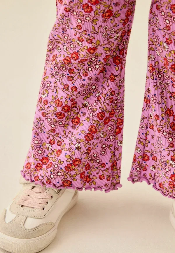 Леггинсы Regular fit floral flare, Next, фиолетовый цветочный принт — фото 4