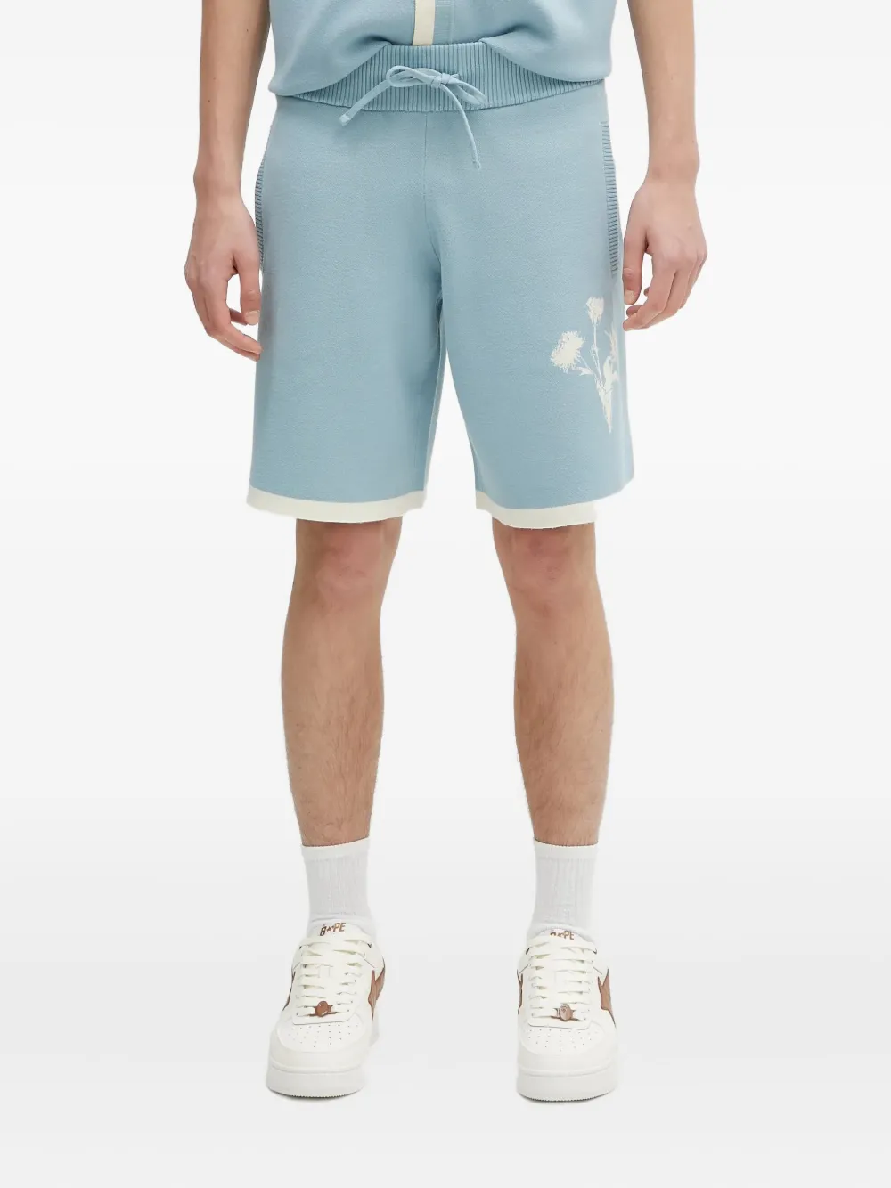 

Шорты с вышивкой Filling Pieces, синий