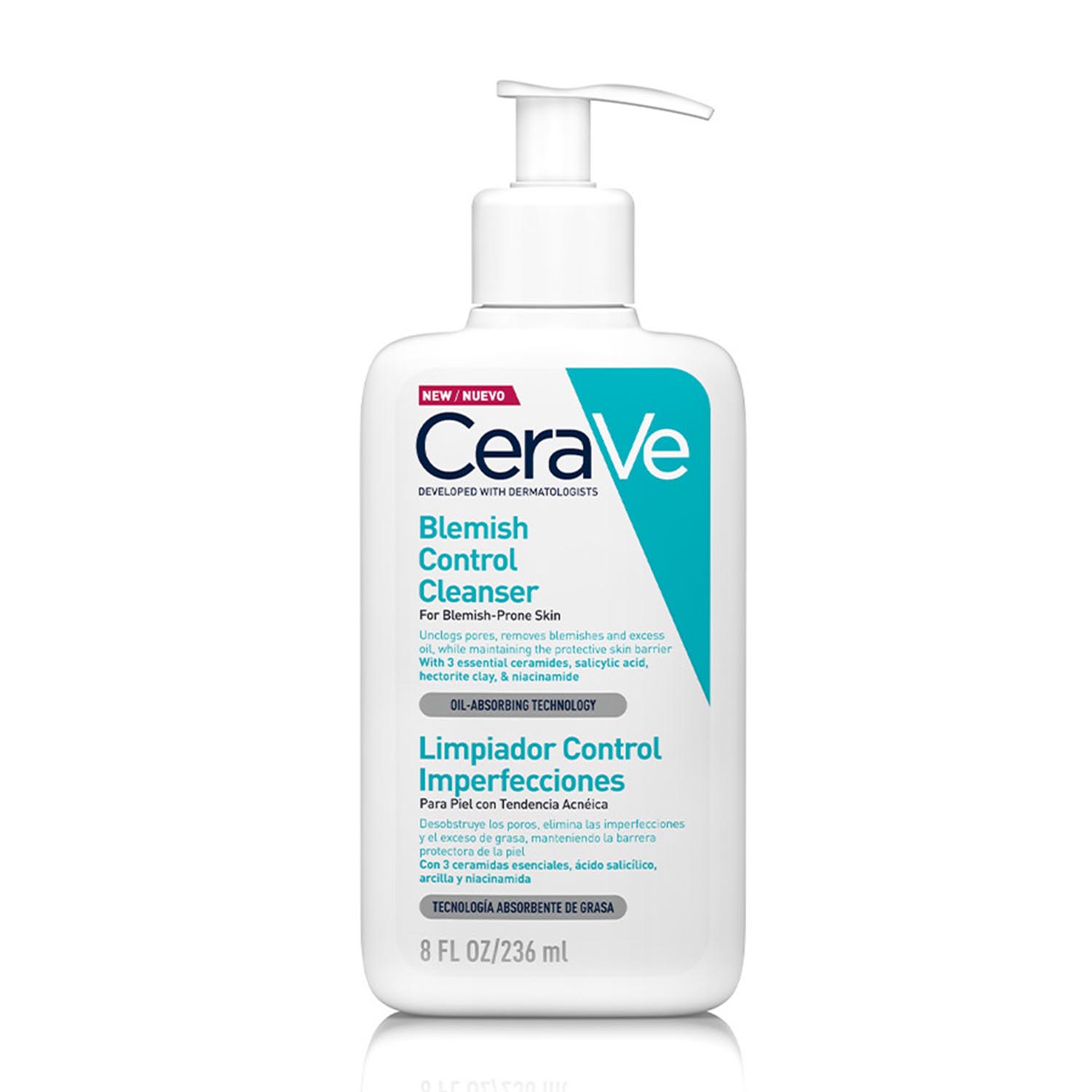 Молочко для умывания CeraVe — Очищающее молочко для удаления темных пятен увлажняющее против черных точек, 236 мл — фото 3
