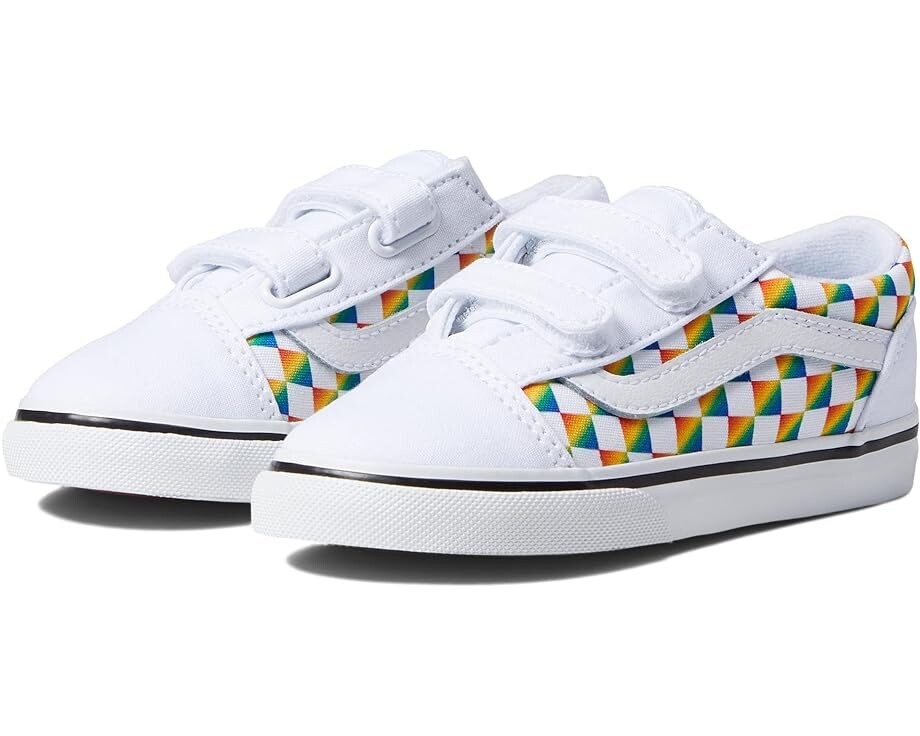 

Кроссовки Vans Old Skool V, цвет Gradient Rainbow Check White