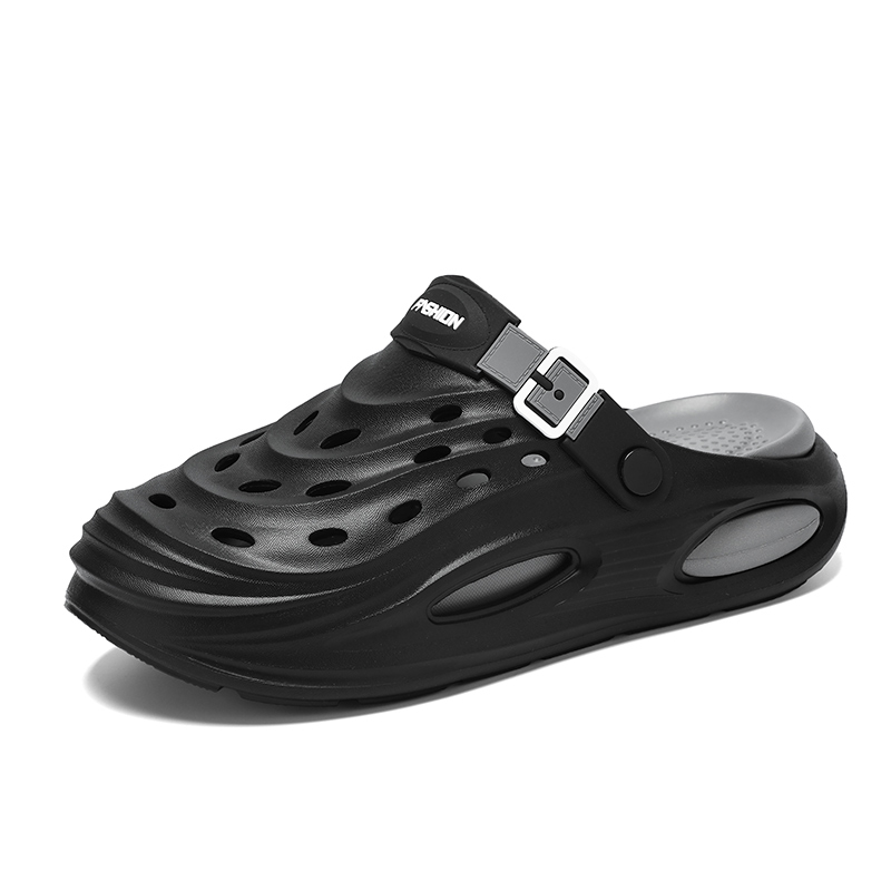 

Jinho Клоги мужские черно-серые, цвет Black Gray