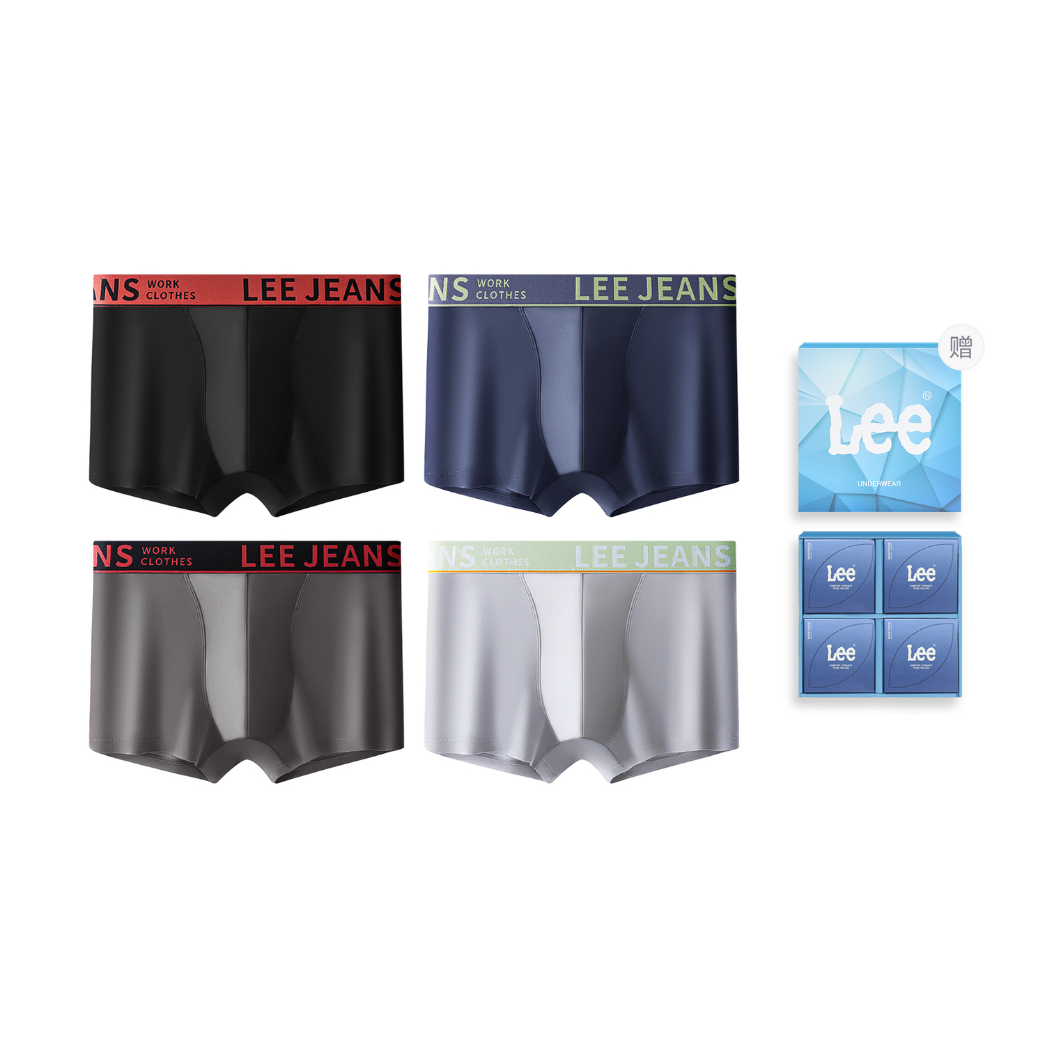 

Lee Подарочный набор мужского белья Xline, 4 штуки