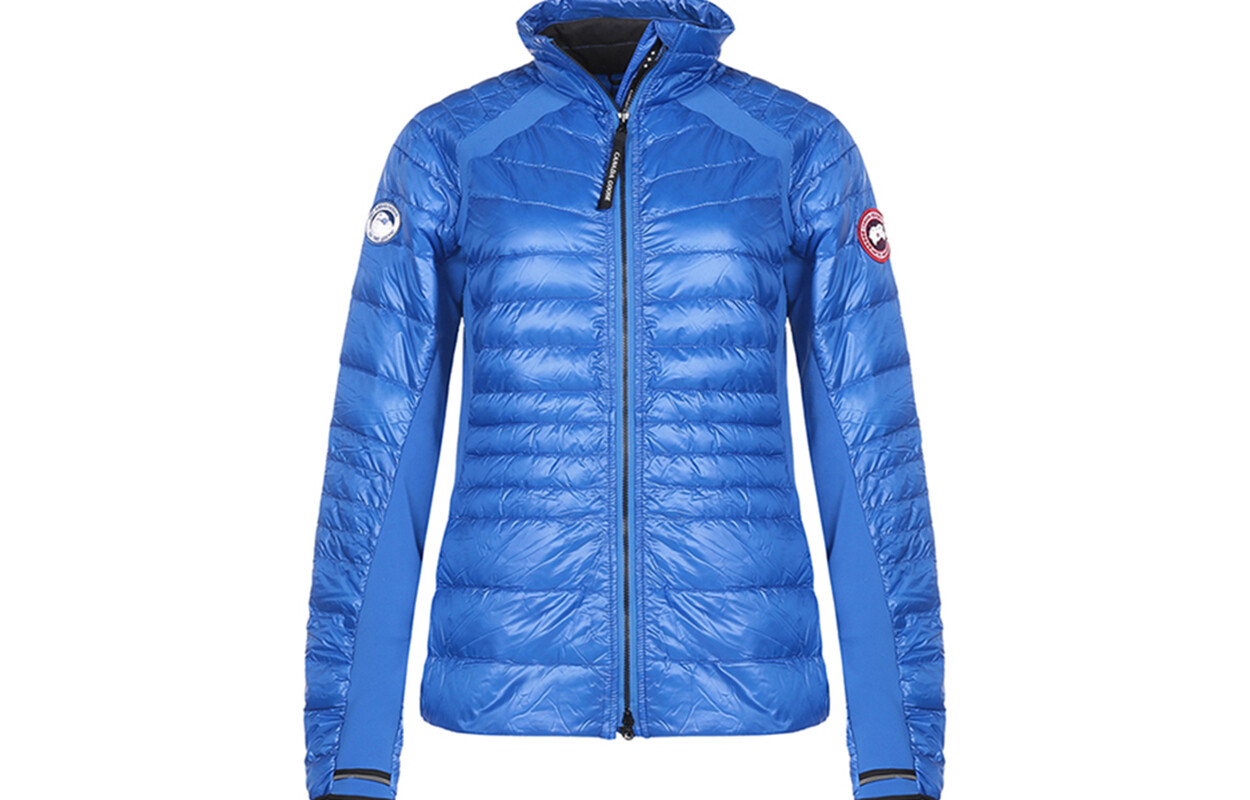 

Женский пуховик Canada Goose, королевский синий
