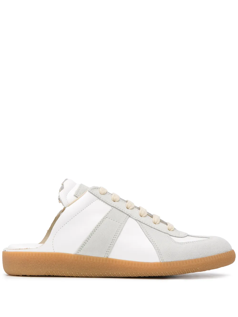 Кожаные слипоны Replica MAISON MARGIELA, белый