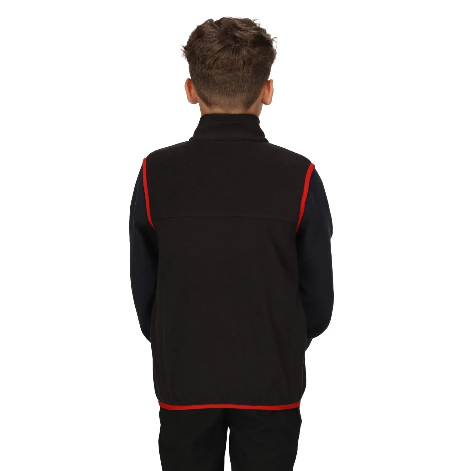 Детская безрукавка из микрофлиса Regatta Professional, черный — фото 4