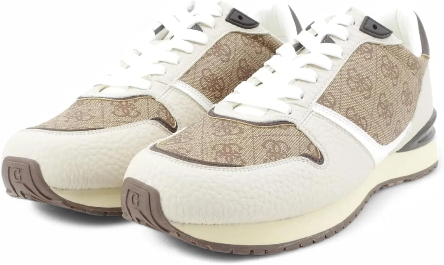 Мужские кроссовки GUESS Island, White Beige — фото 3