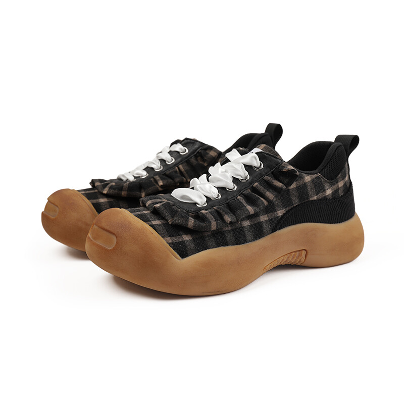 Туфли женские повседневные Women's Casual Shoes Women's Brown/Black Niuwa Studio — фото 2