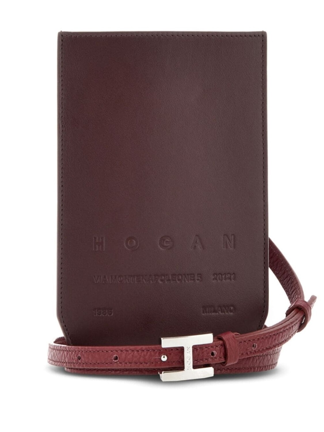 

Hogan держатель для телефона с тисненым логотипом, красный