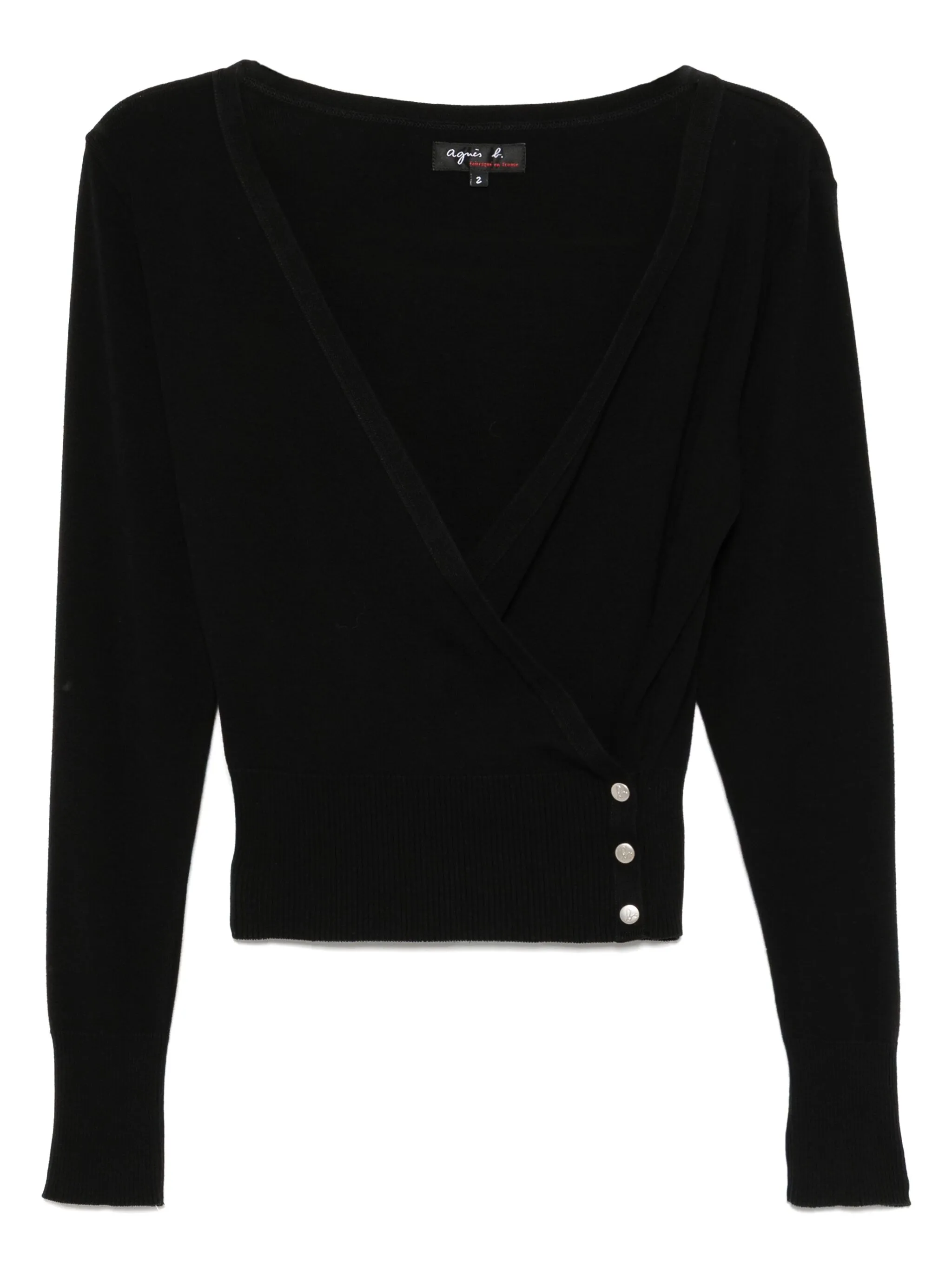 

Топ без рукавов Agnès B., черный