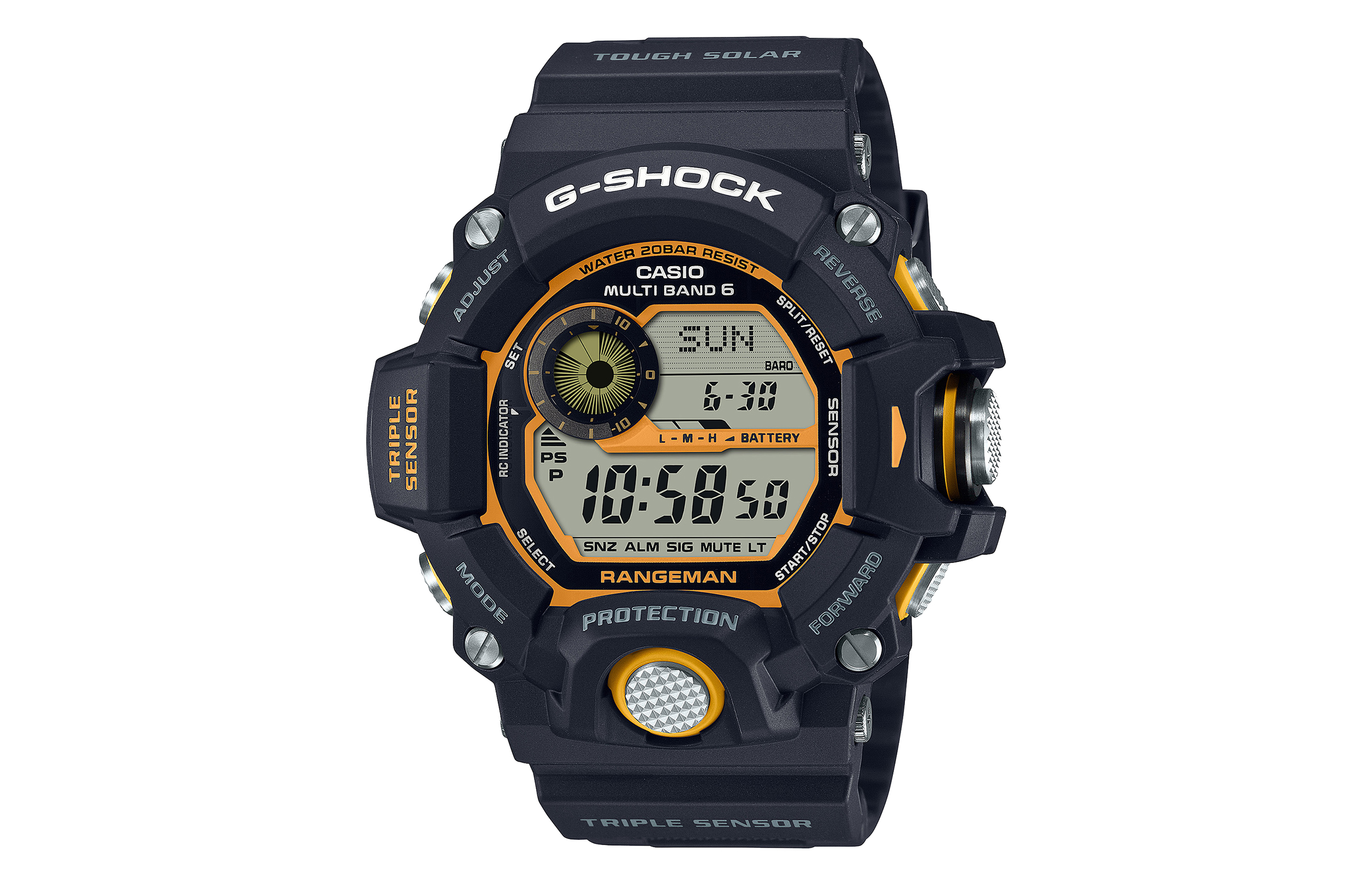 

CASIO Мужские часы серии MASTER OF G-LAND, черные, GW-9400Y-1PR
