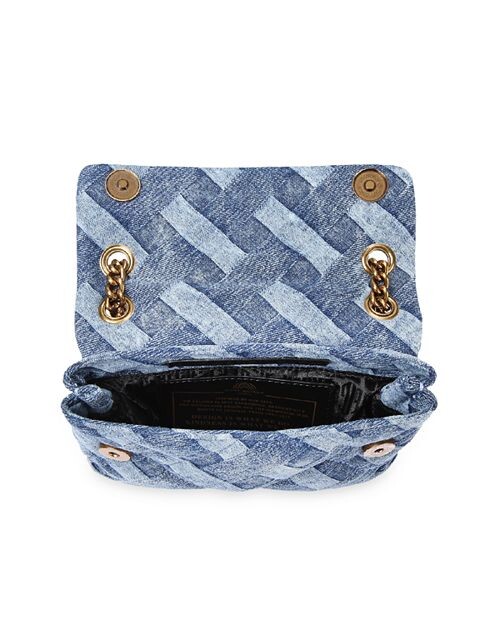 Миниатюрная мягкая сумка Kensington KURT GEIGER LONDON, цвет Blue — фото 2