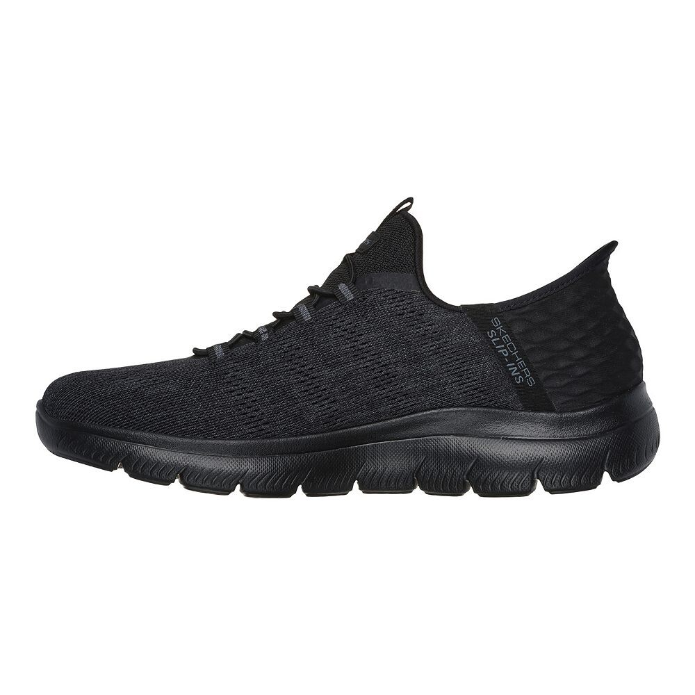 Мужская обувь Skechers Hands Free Slip-ins Summits Key Pace, цвет Charcoal Black — фото 3