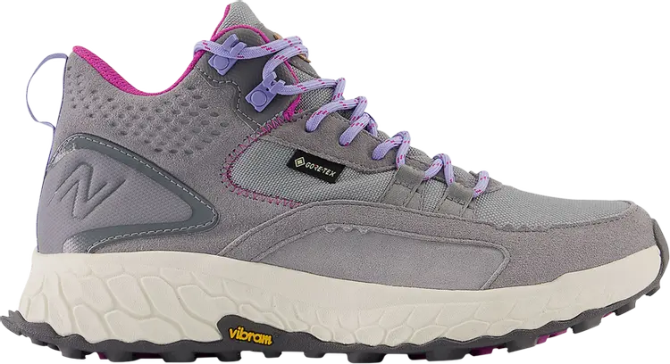 Кроссовки Wmns Fresh Foam X Hierro Mid GORE-TEX 'Steel Magenta', серый