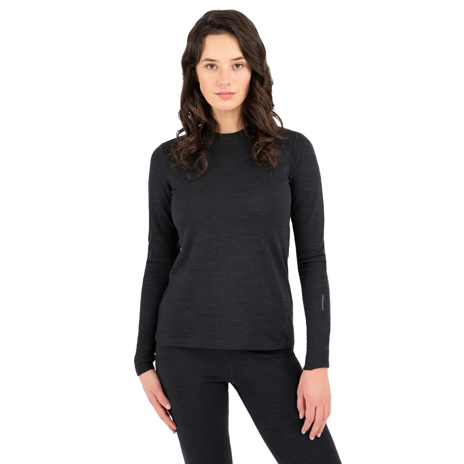 

Термобелье женское футболка Thermawool Crew Terramar, Smoke Heather