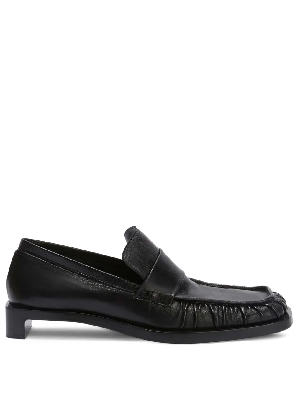 Кожаные лоферы JIL SANDER, черный