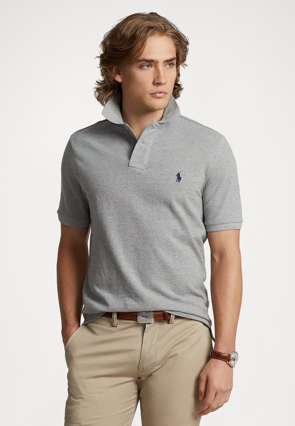 

Рубашка-поло CUSTOM SLIM FIT Polo Ralph Lauren, вереск andover