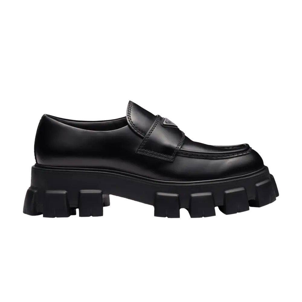 Лоферы Prada Monolith, черный