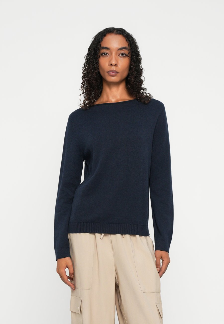 

Джемпер TOM TAILOR BASIC BOAT NECK, Sky Captain Blue/Dark Blue