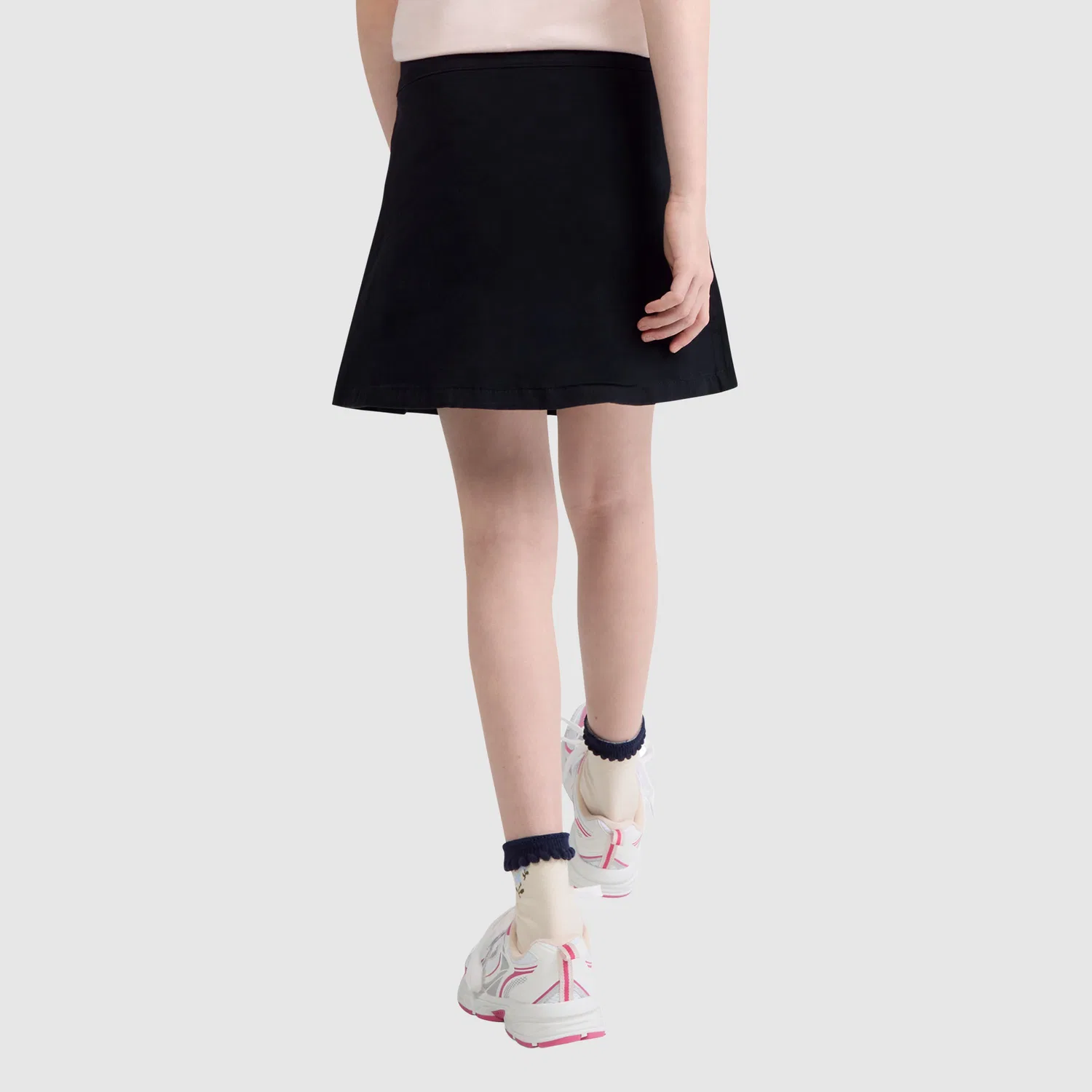 Складчатая юбка-шорты для девочек 7-16 лет Levi's, Black — фото 4