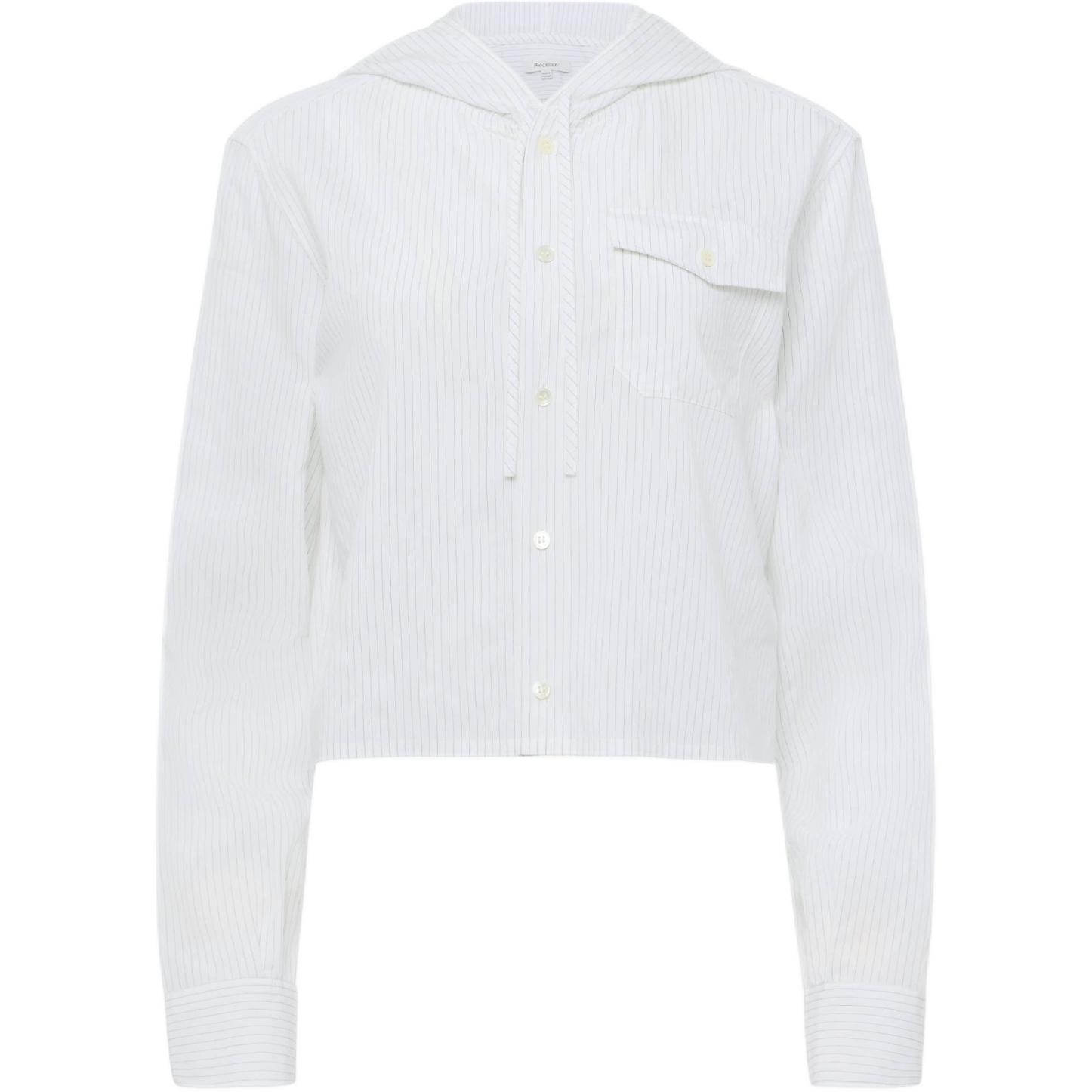 

Укороченная худи-рубашка JW Anderson, белый