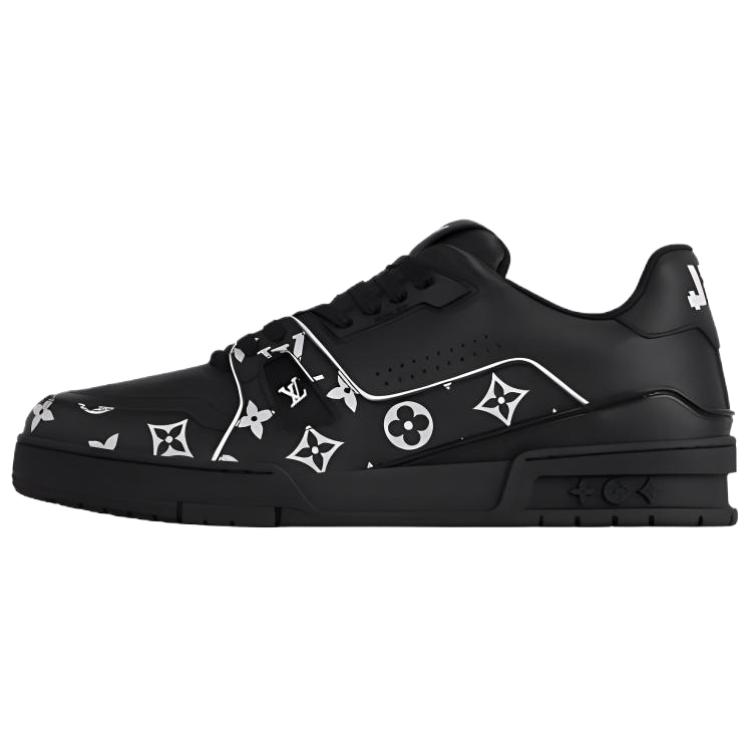 

LOUIS VUITTON Кроссовки Trainer Low Top для скейтбординга, мужские, черные