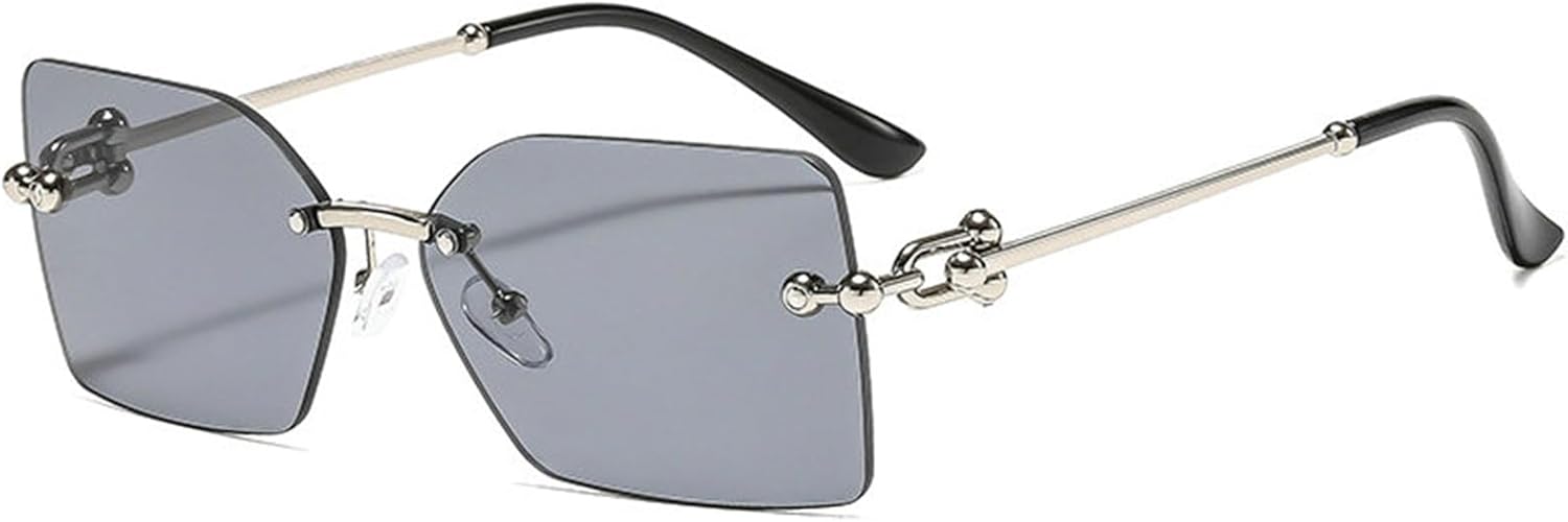 

Солнцезащитные очки Willochra в стиле ретро, ​​квадратные, без оправы, для женщин и мужчин, 90-е годы, маленькие прямоугольные солнцезащитные очки, винтажные, милые, узкие, модные, C6