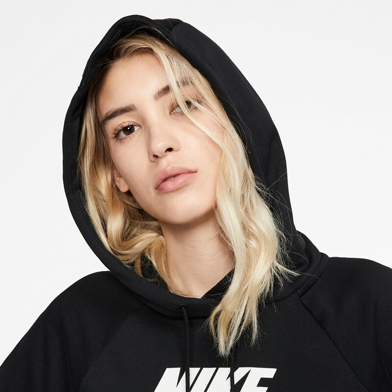Толстовка Kapuzensweatshirt "sportswear essential womens" Nike, черный — фото 3