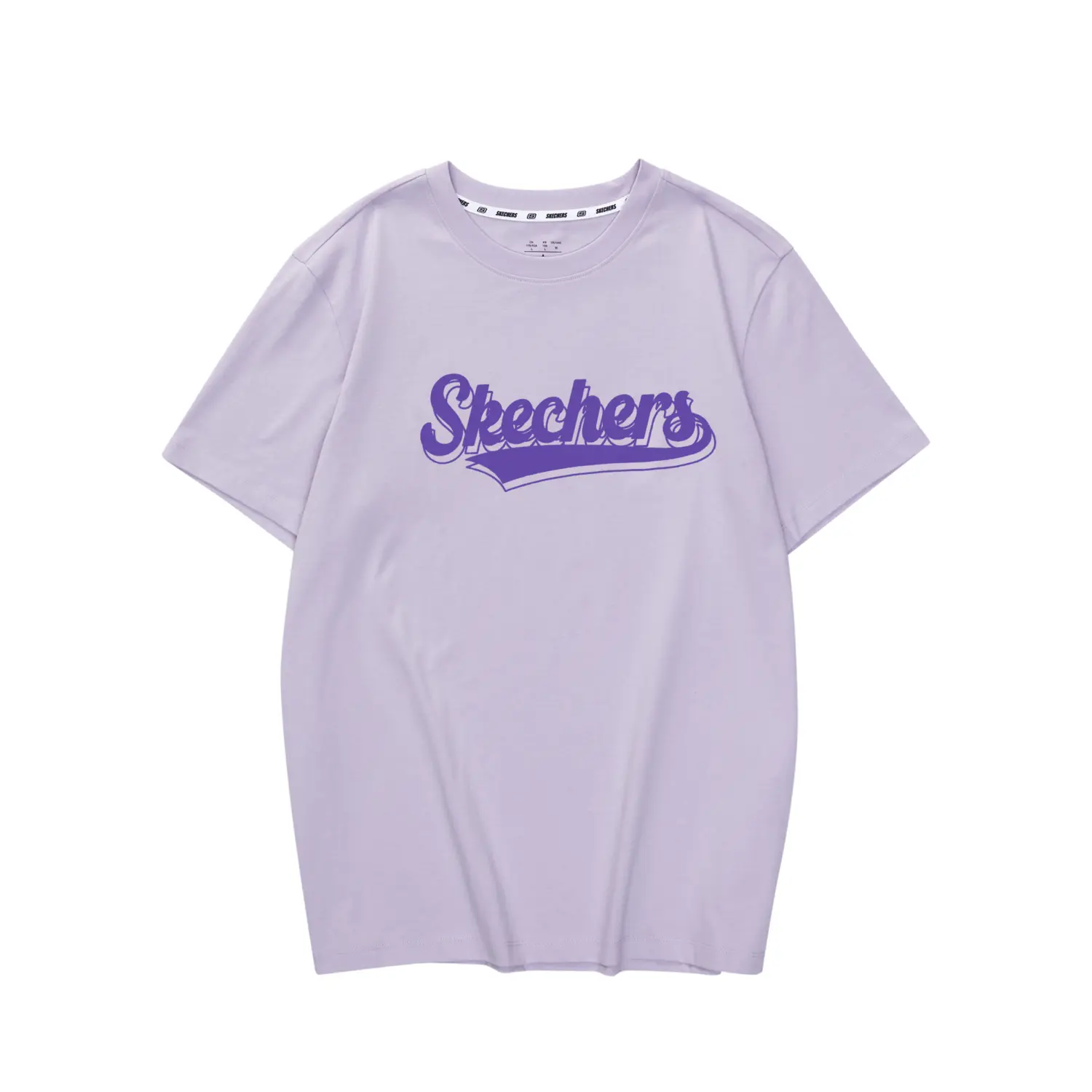 

Футболка унисекс Skechers, светло-фиолетовый