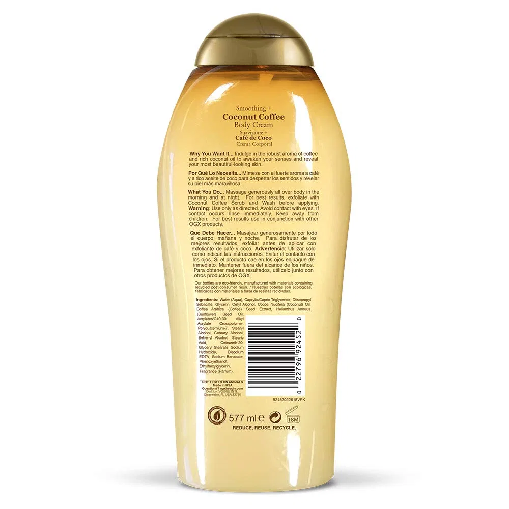 Крем для тела с кокосом и кофе Coconut Coffee от Ogx Ogx — фото 2