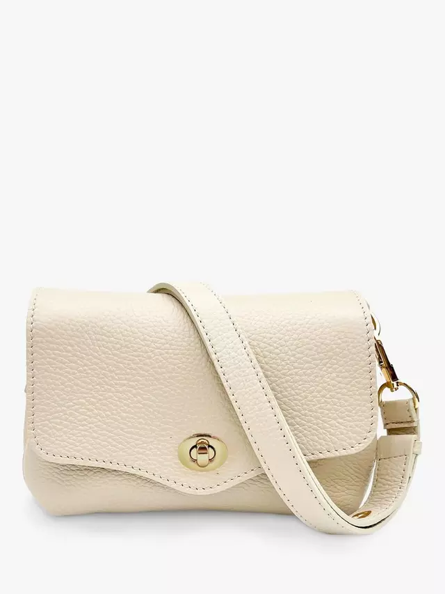 

Сумка кросс-боди Apatchy Jemima Leather Turn Lock, цвет stone