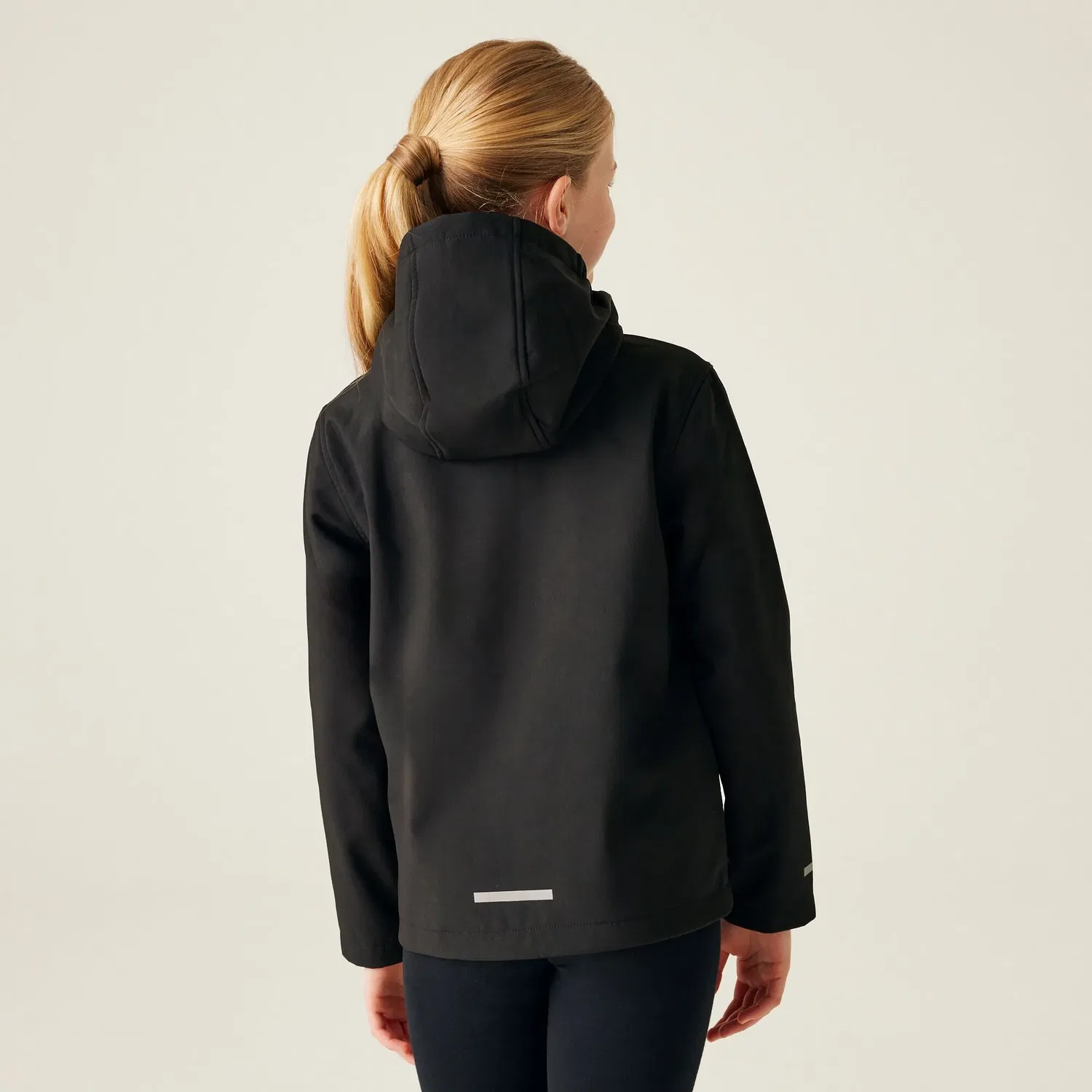 Детская ветровка Ablaze Hooded Softshell Jacket Regatta, черный — фото 2