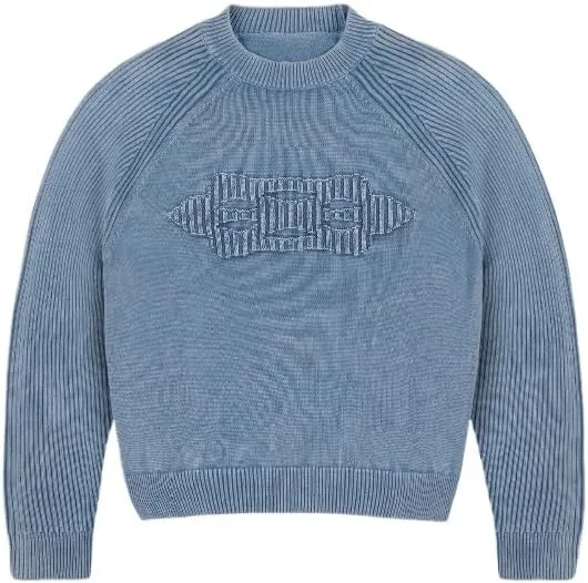 

Мужской свитер Goth с геометрическим принтом, воротник-гольф, винтажный стиль Y2K Insarue