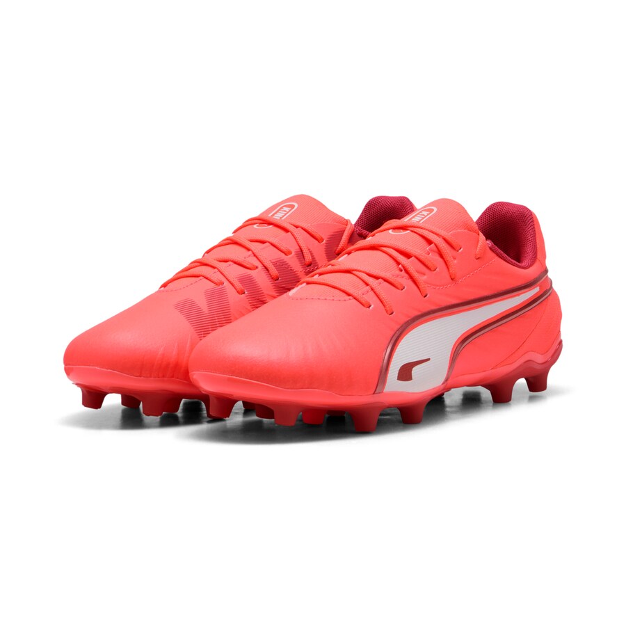 Спортивные кроссовки PUMA King Match, цвет Cherry red/Light red — фото 4