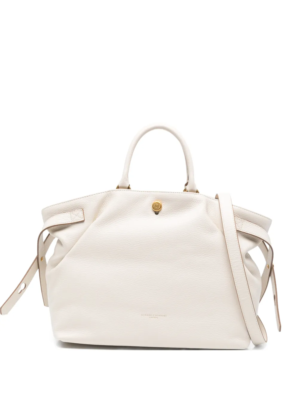 

Сумка-тоут Claudette на молнии Gianni Chiarini, бежевый