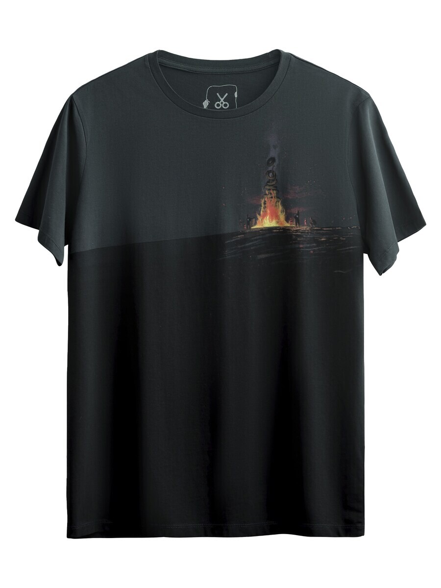 

Футболка Kaft Burning Tire, цвет Night blue/Dark blue