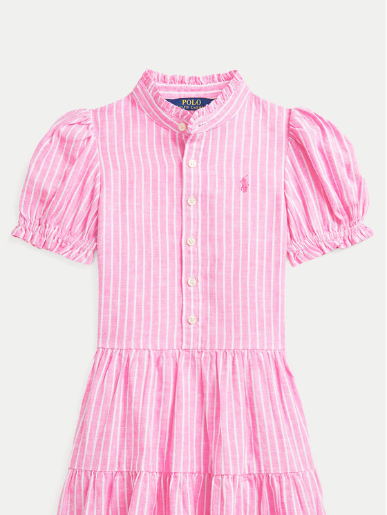 Платье-Рубашка стандартный крой 312964281001 Polo Ralph Lauren, розовый — фото 3