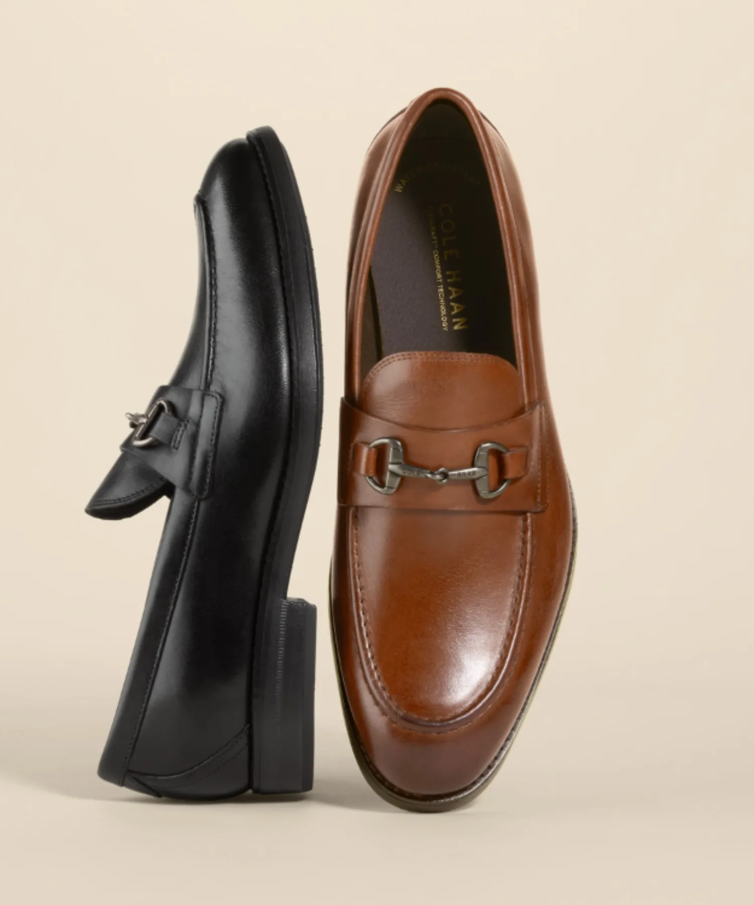 Мужские лоферы с удобной подошвой FlexCraft Harmony Grand COLE HAAN коричневые — фото 2