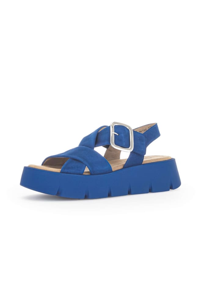 Классические босоножки Gabor Fashion Plateau Sandalen, синий