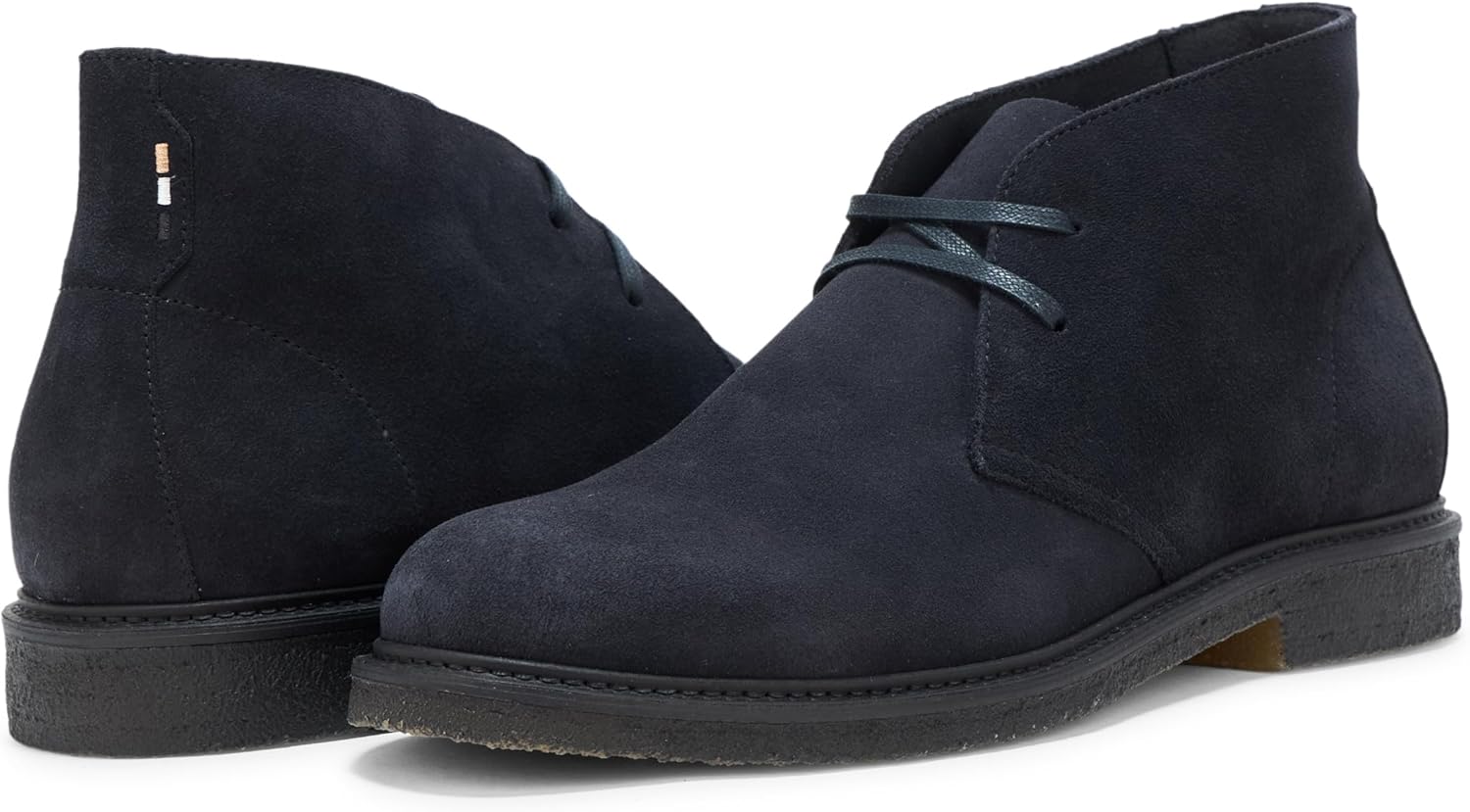 BOSS мужские замшевые пустынные ботинки Chukka, Clean Navy — фото 3