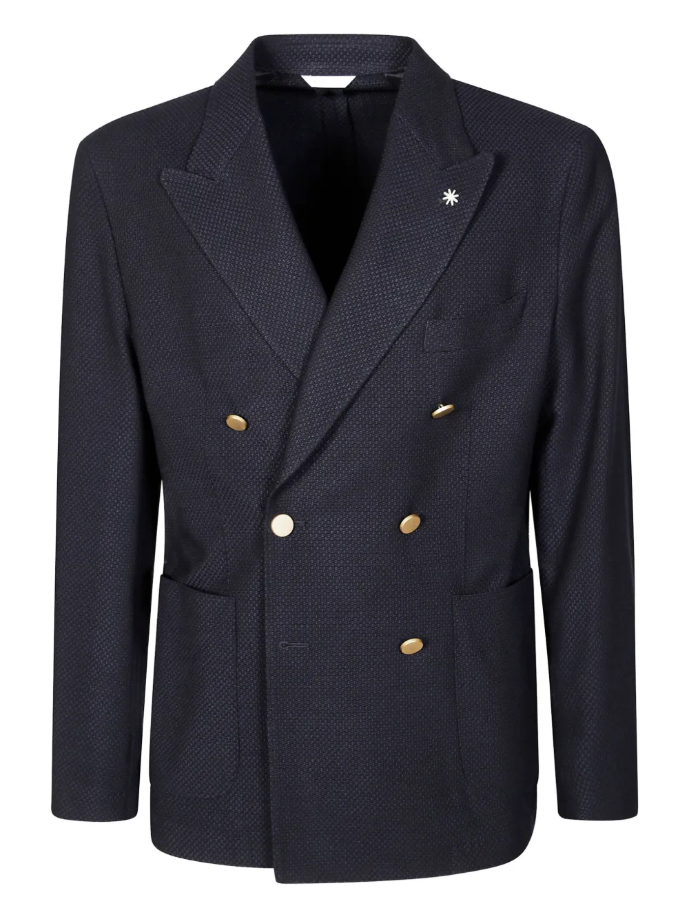 

Двубортный пиджак Manuel Ritz, синий