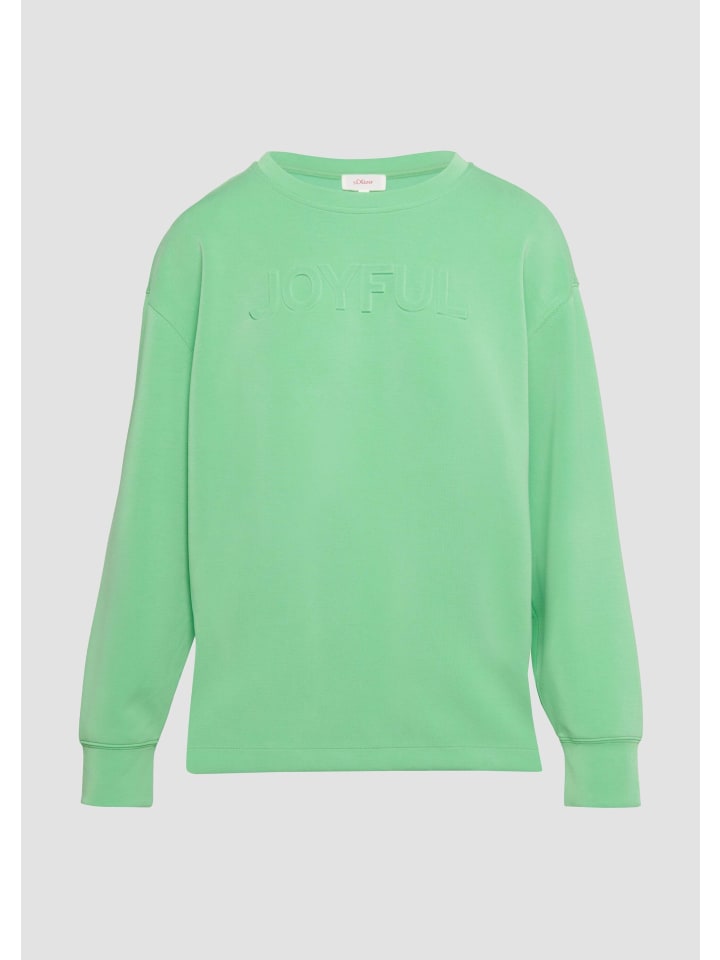 

Толстовка цвета 73D0_светло-зеленый s.Oliver