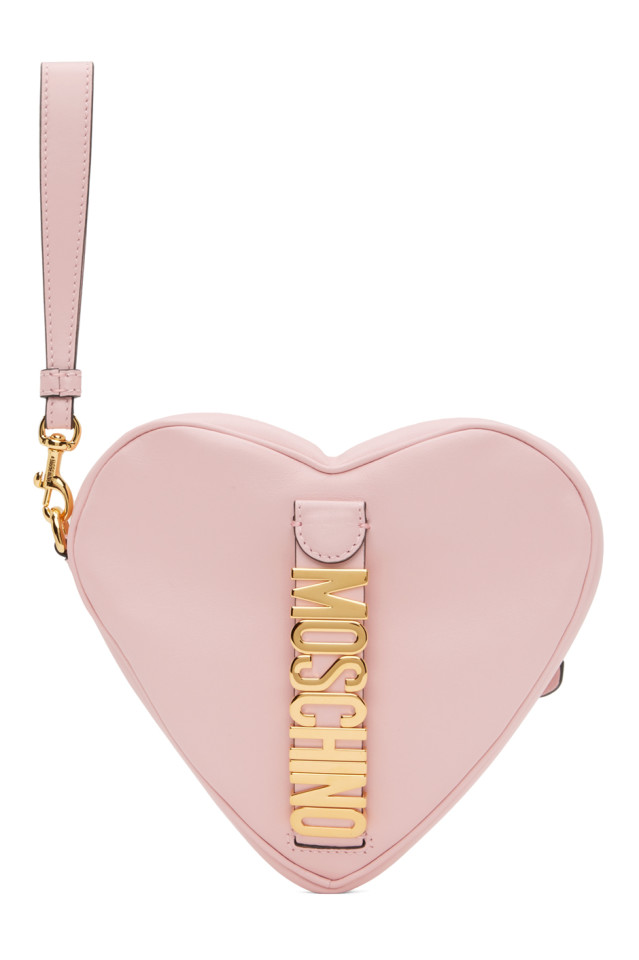 

Сумка-сердечко на поясе Moschino Moschino, розовый